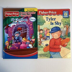 Fisher Price Ready Readers Sir Charmer the Brave and Tyler is Shy Set of 2